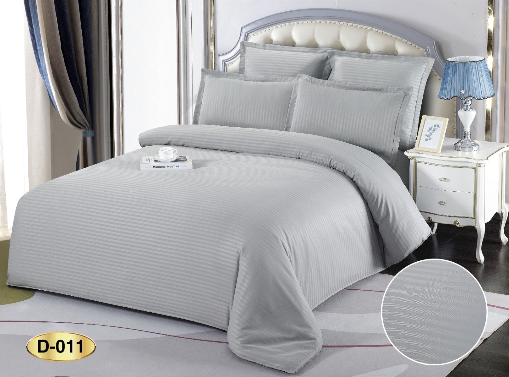 Lenjerie de pat damasc premium 6 piese – 6