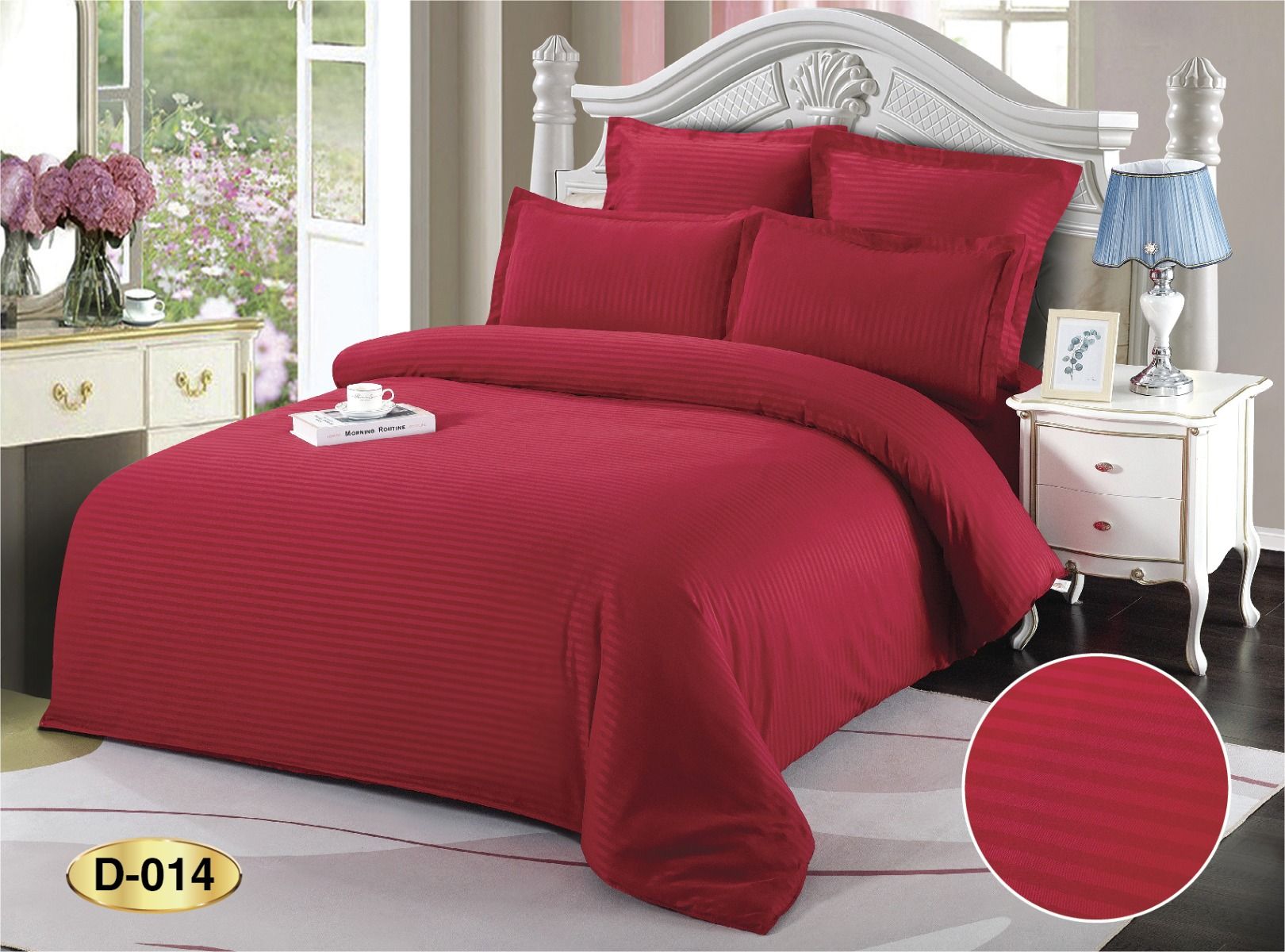 Lenjerie de pat damasc premium 6 piese – 7