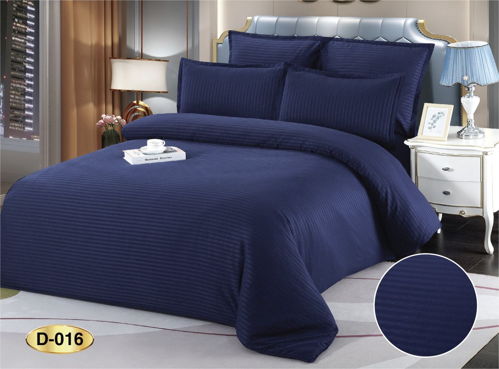 Lenjerie de pat damasc premium 6 piese – 9