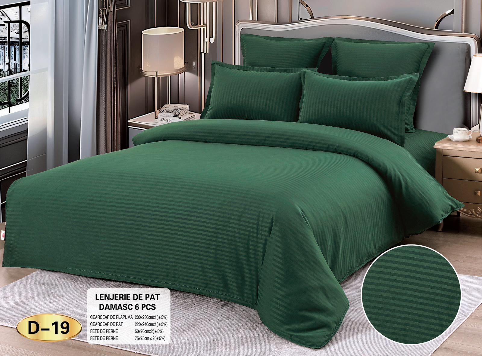 Lenjerie de pat damasc premium 6 piese – 12