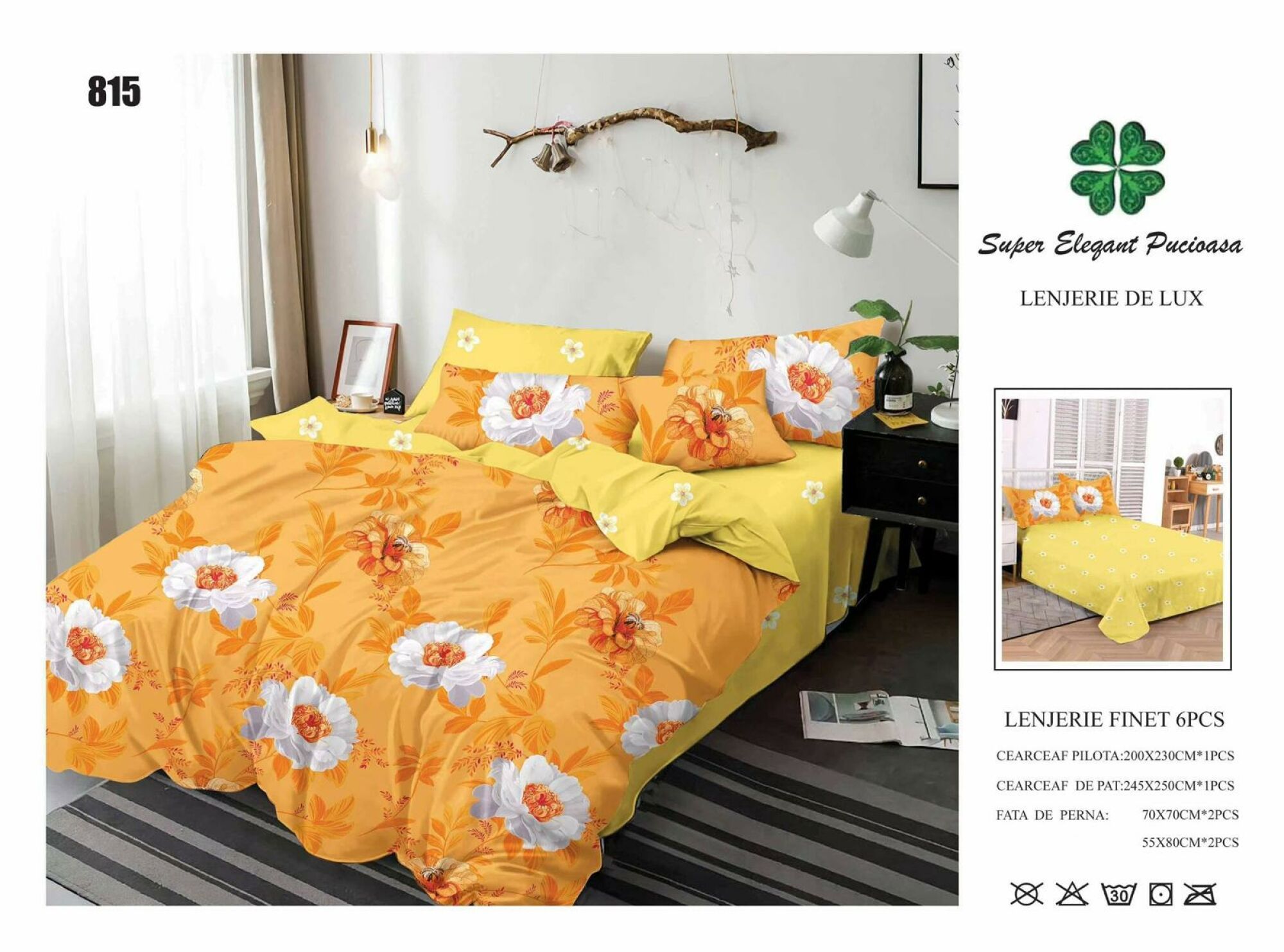 Lenjerie de Pat Super Elegant Pucioasa 102