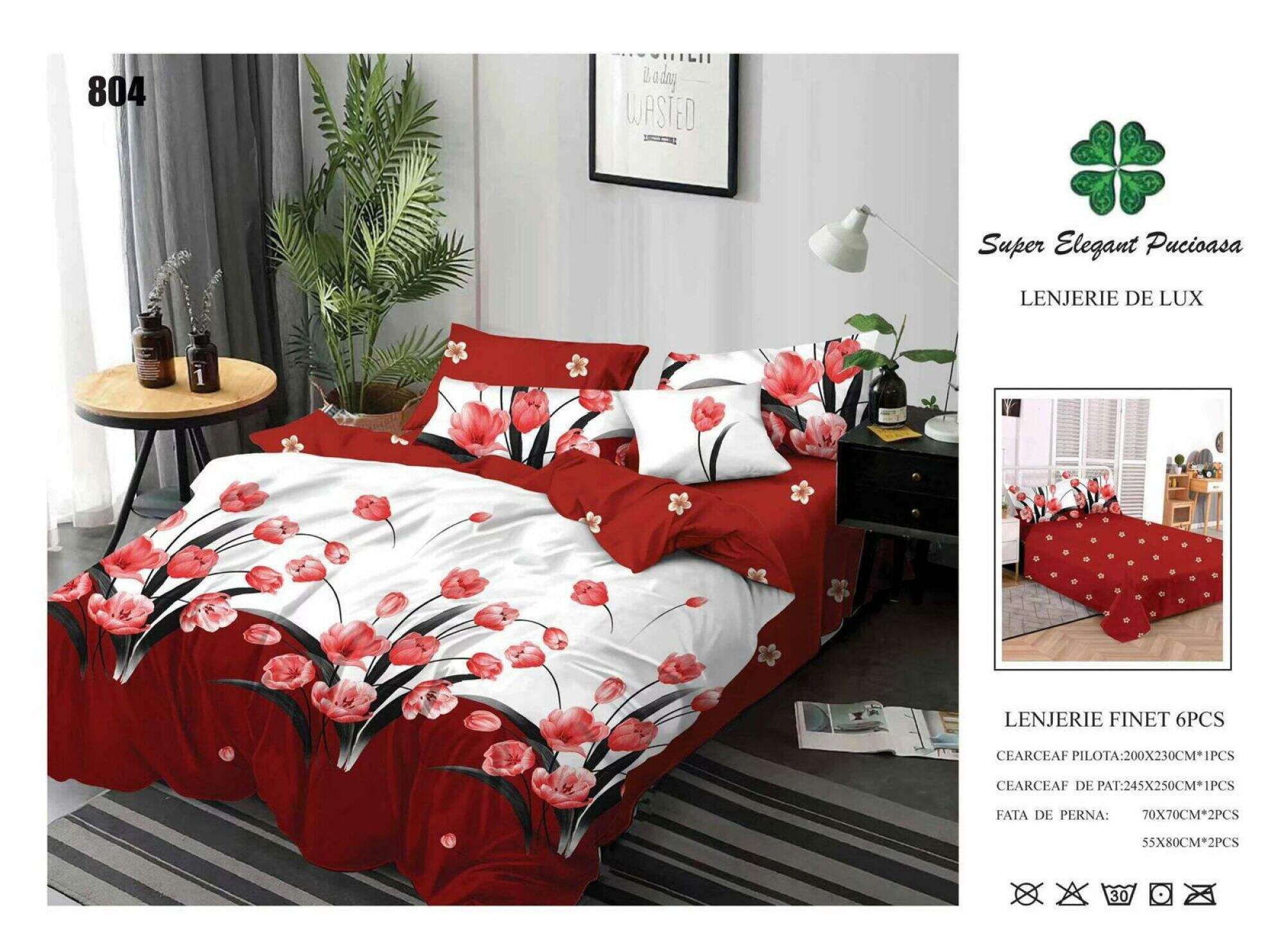 Lenjerie de Pat Super Elegant Pucioasa 106