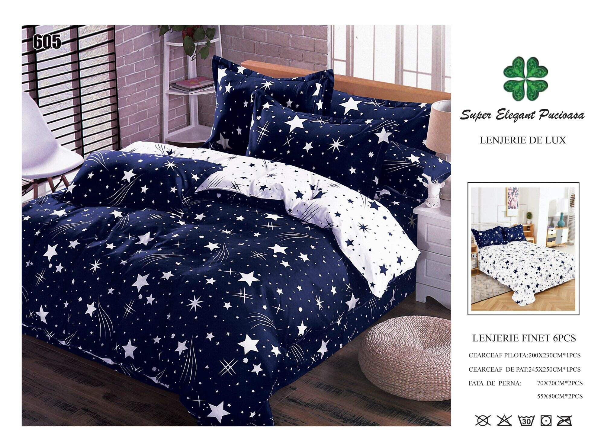 Lenjerie de Pat Super Elegant Pucioasa 131