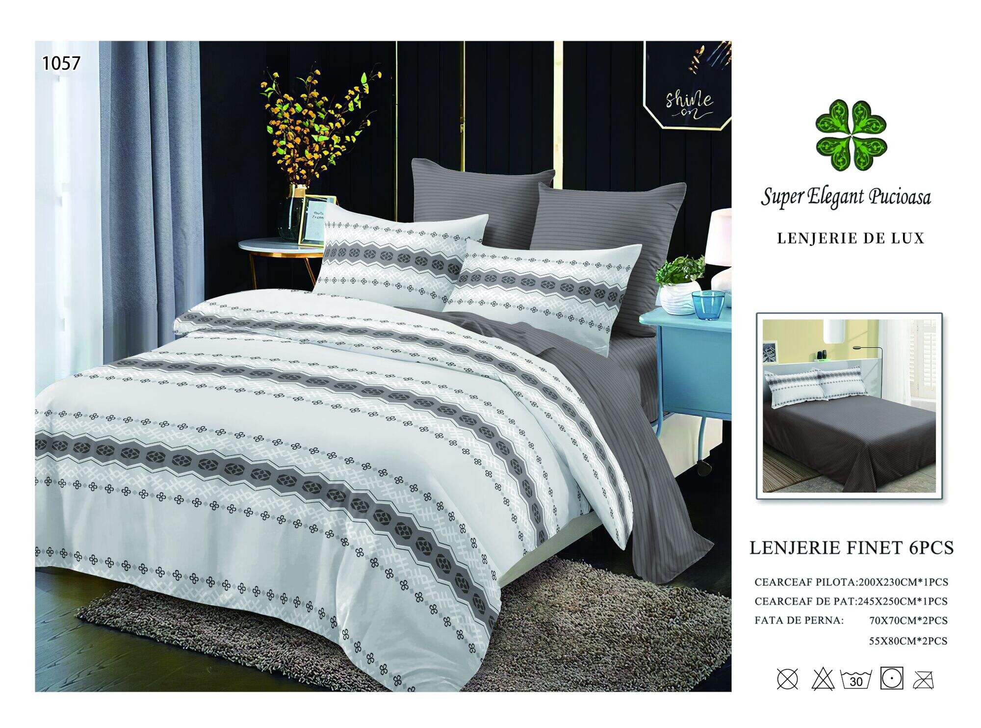 Lenjerie de Pat Super Elegant Pucioasa 136