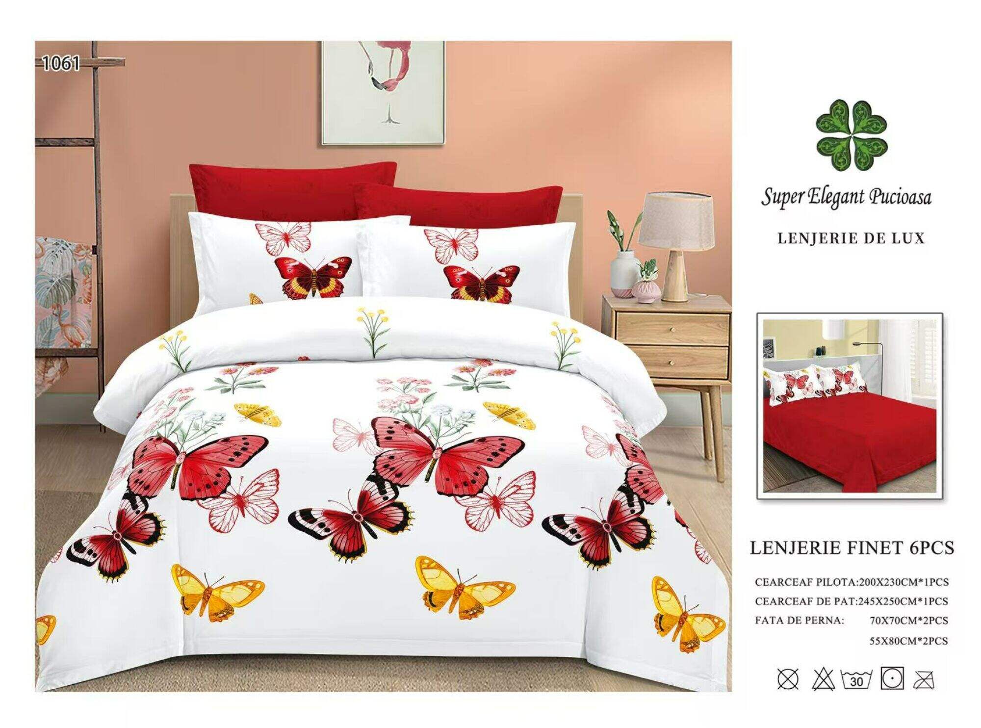 Lenjerie de Pat Super Elegant Pucioasa 14