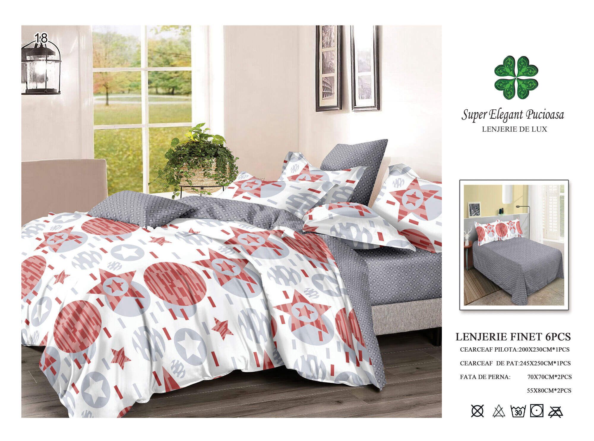 Lenjerie de Pat Super Elegant Pucioasa 141