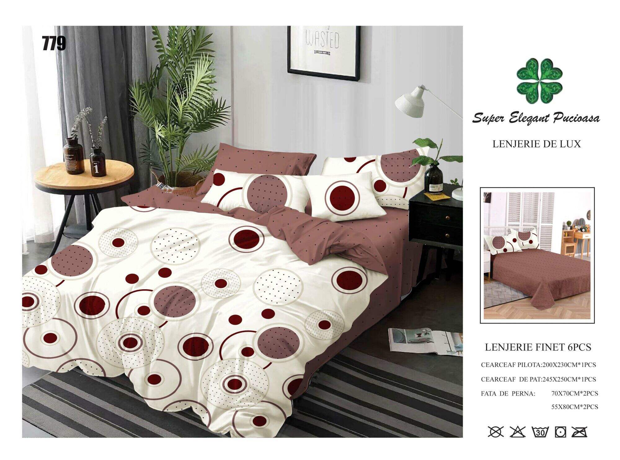 Lenjerie de Pat Super Elegant Pucioasa 147