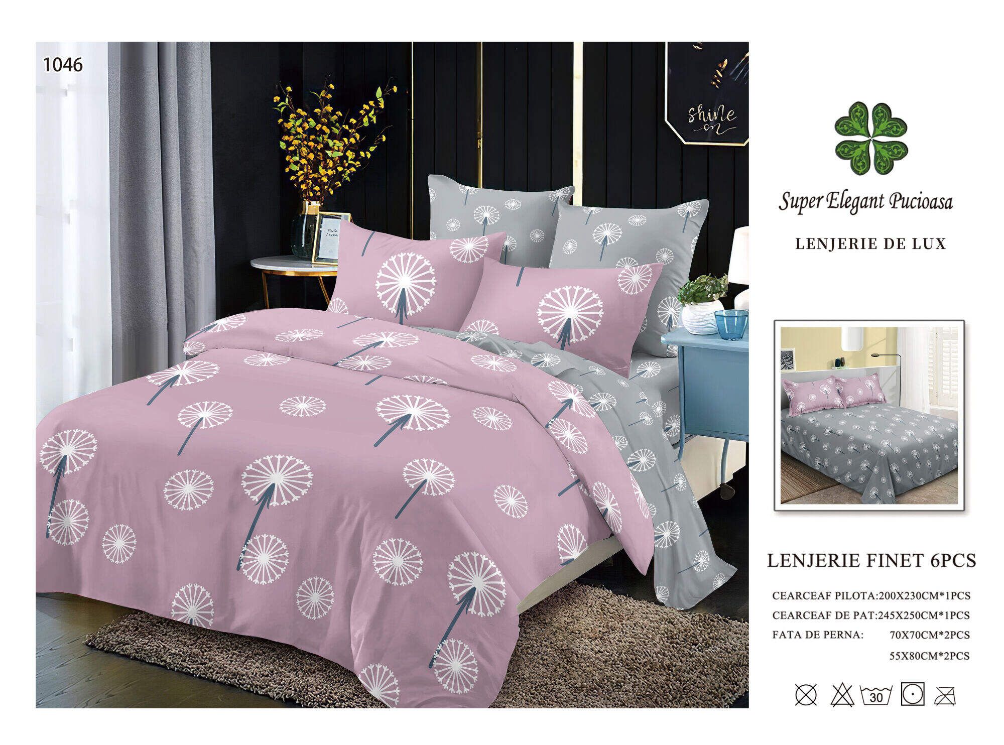 Lenjerie de Pat Super Elegant Pucioasa 15