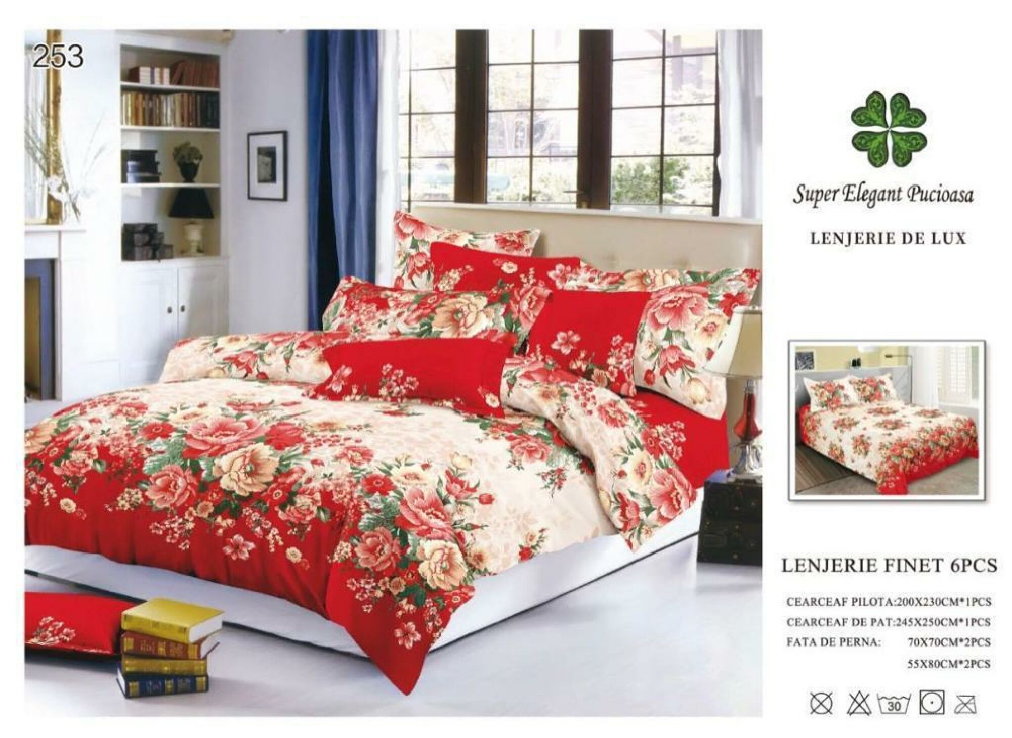 Lenjerie de Pat Super Elegant Pucioasa 156