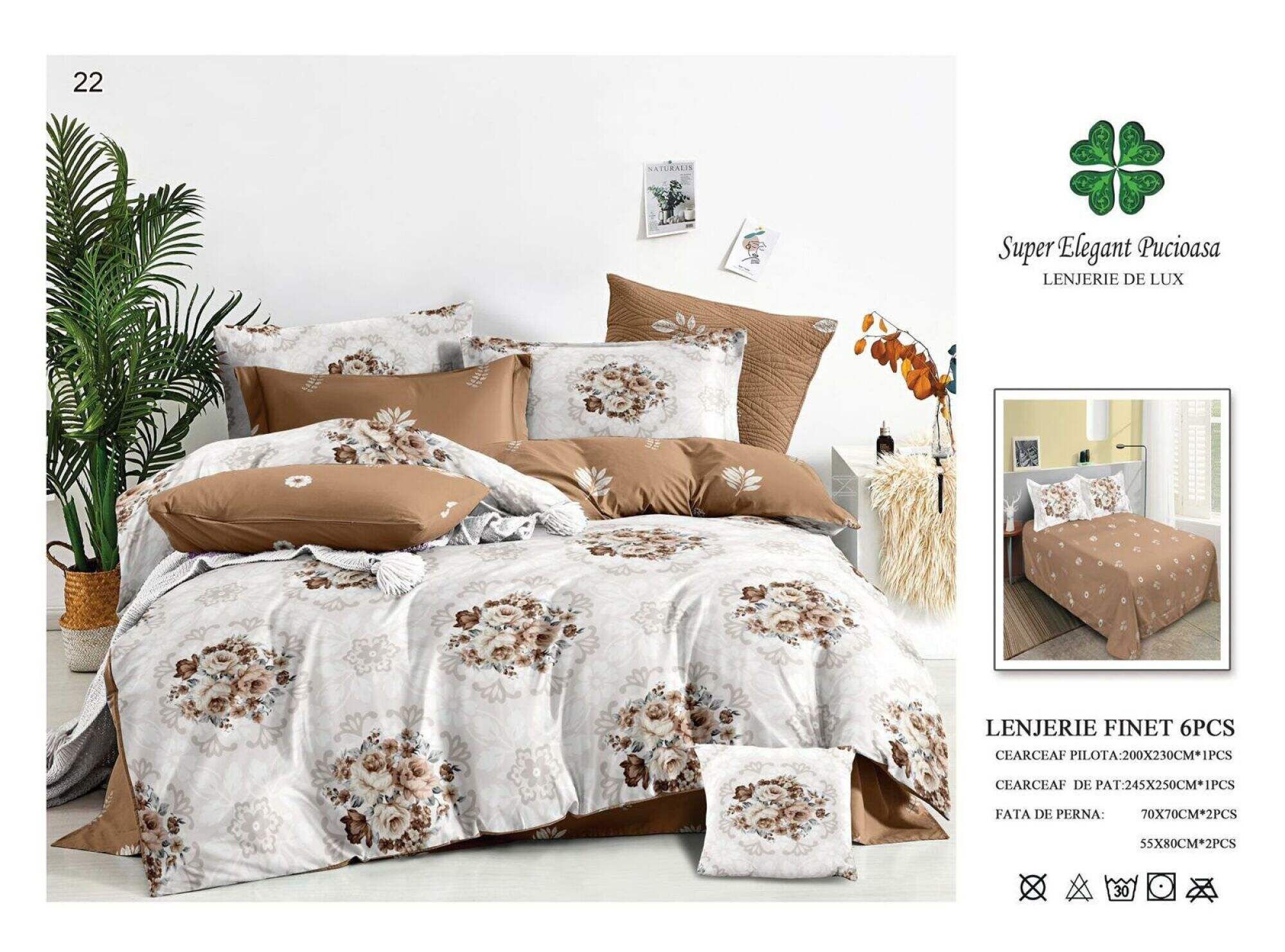 Lenjerie de Pat Super Elegant Pucioasa 165