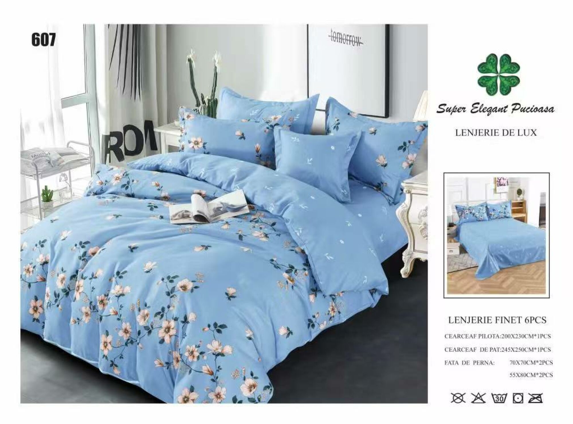 Lenjerie de Pat Super Elegant Pucioasa 184