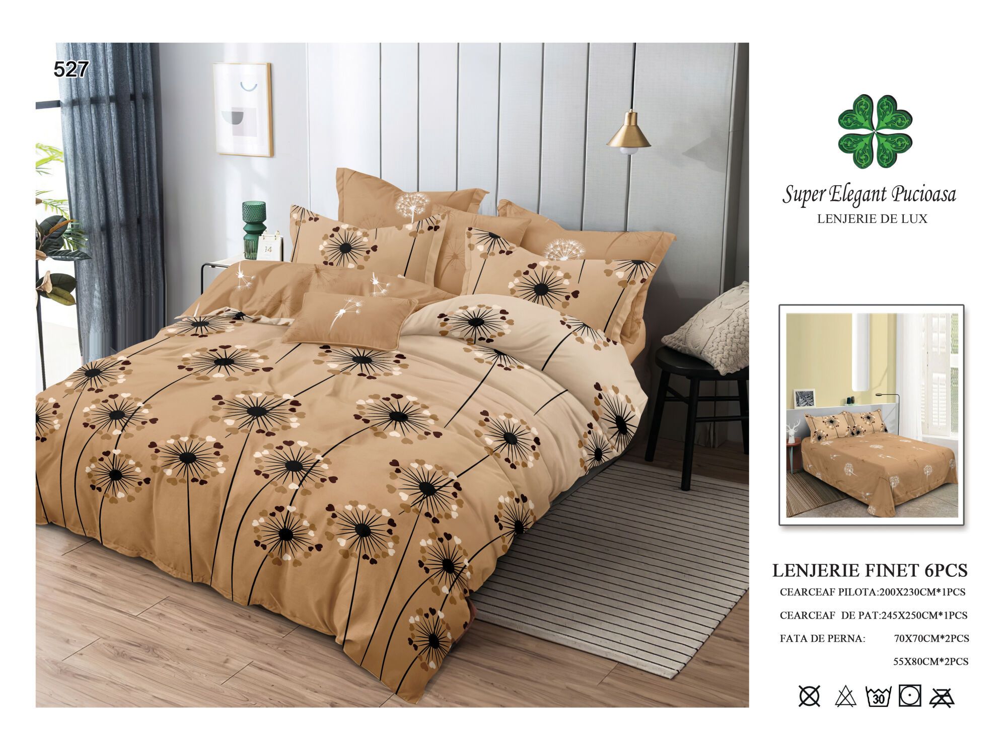 Lenjerie de Pat Super Elegant Pucioasa 185