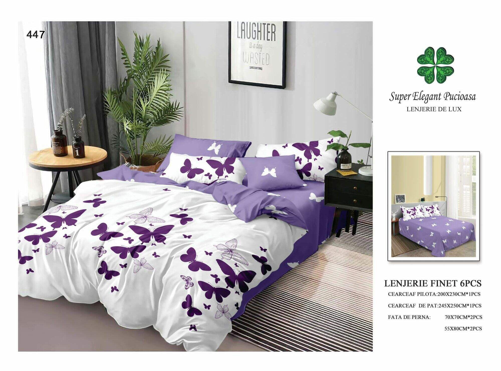 Lenjerie de Pat Super Elegant Pucioasa 206