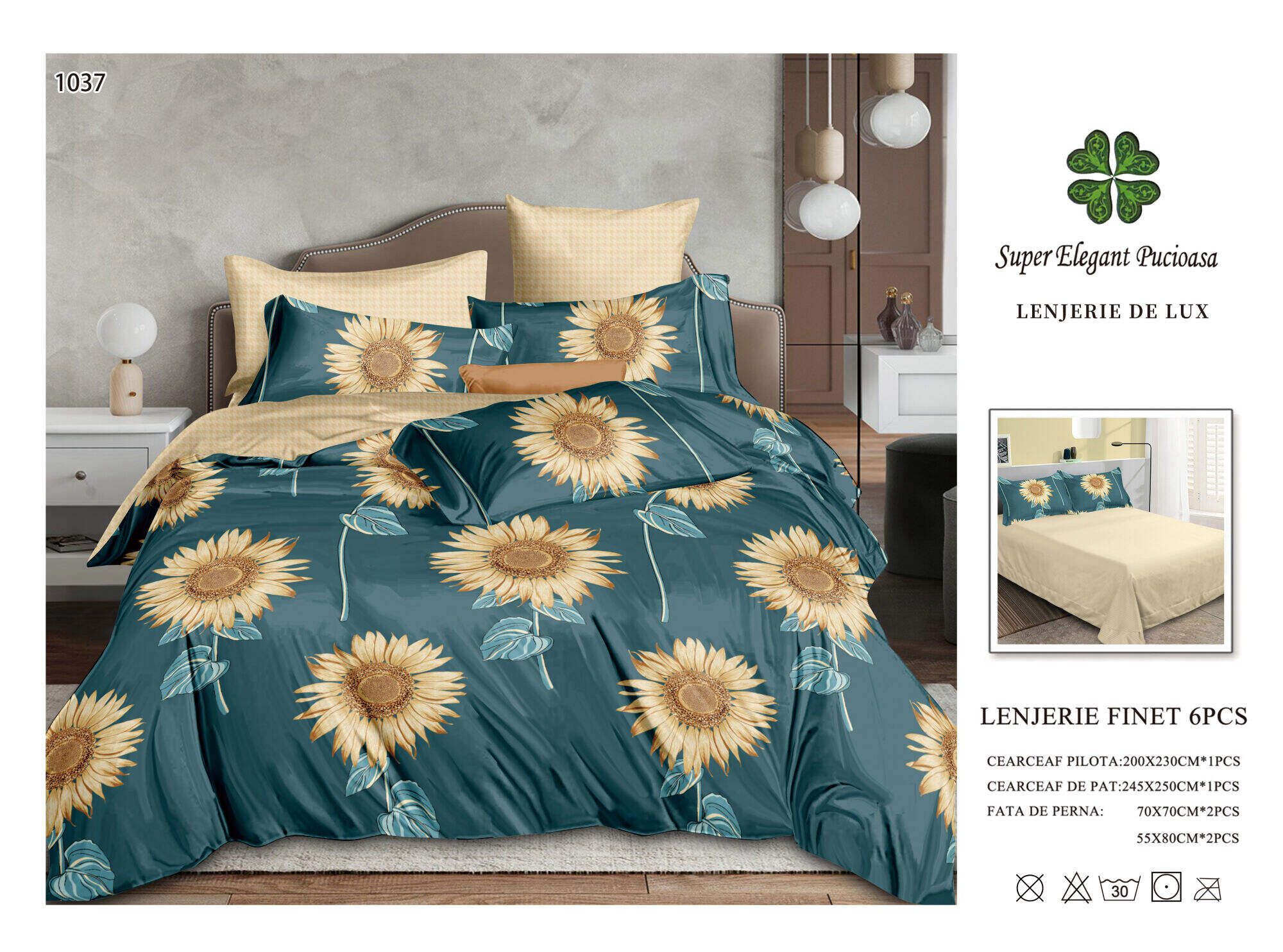 Lenjerie de Pat Super Elegant Pucioasa 25