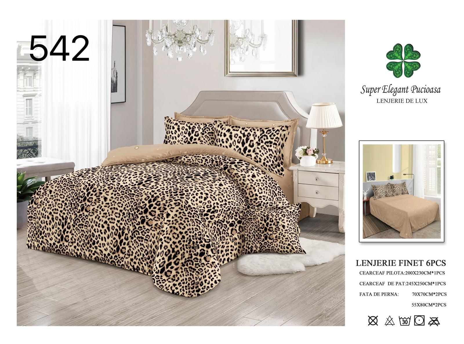 Lenjerie de Pat Super Elegant Pucioasa 36