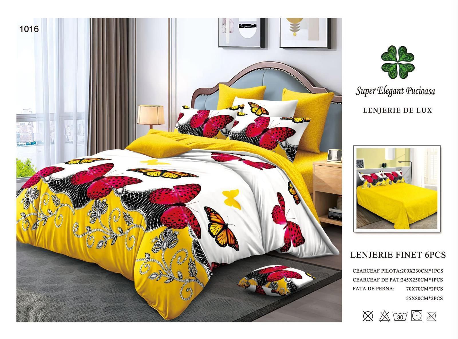 Lenjerie de Pat Super Elegant Pucioasa 38