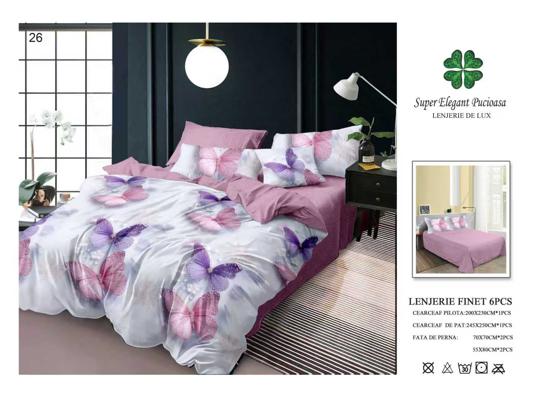 Lenjerie de Pat Super Elegant Pucioasa 4