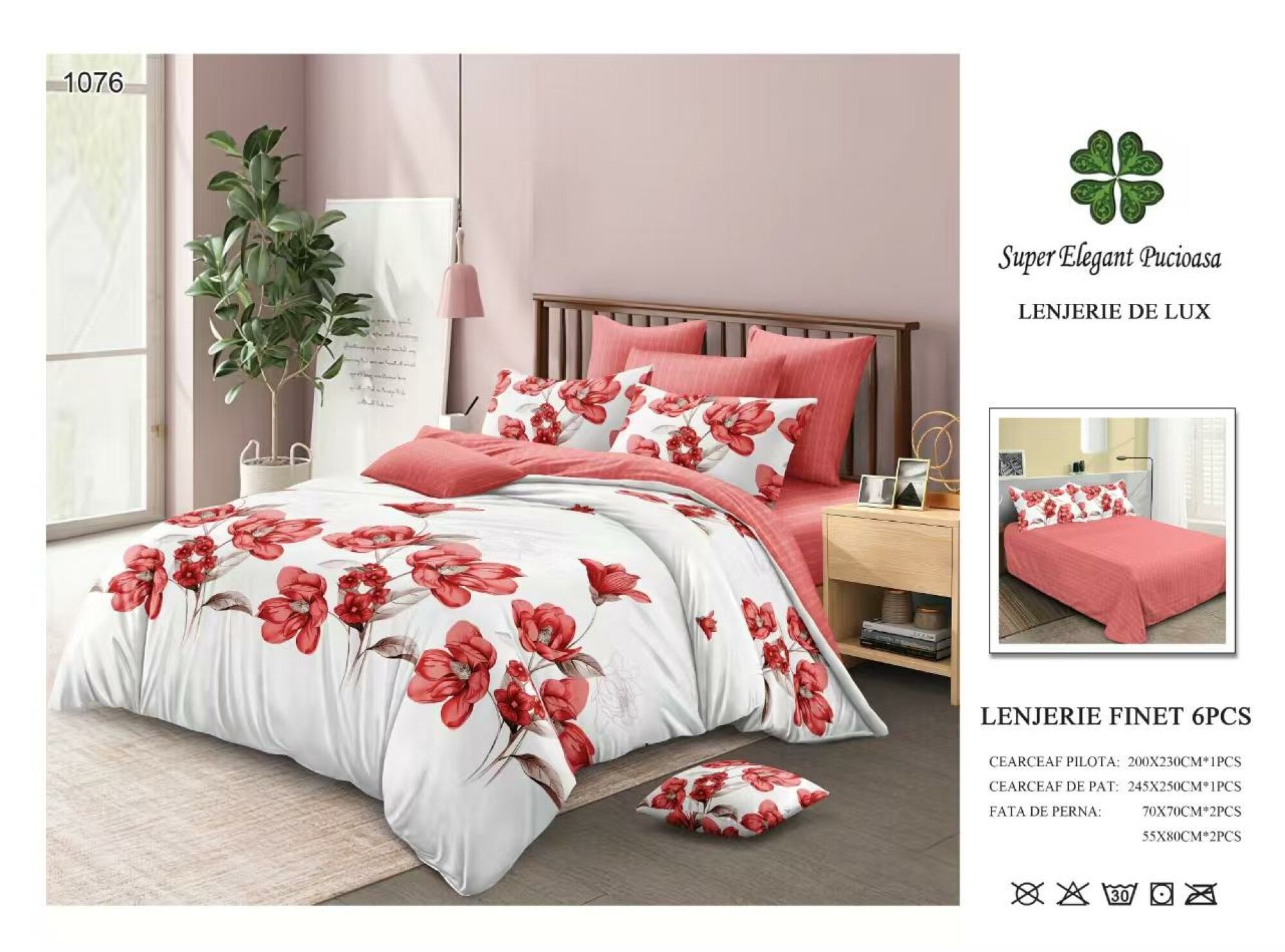 Lenjerie de Pat Super Elegant Pucioasa 41