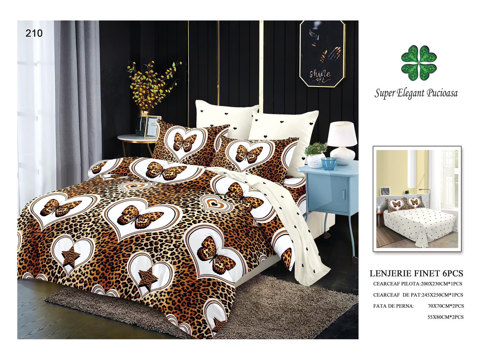 Lenjerie de Pat Super Elegant Pucioasa 46
