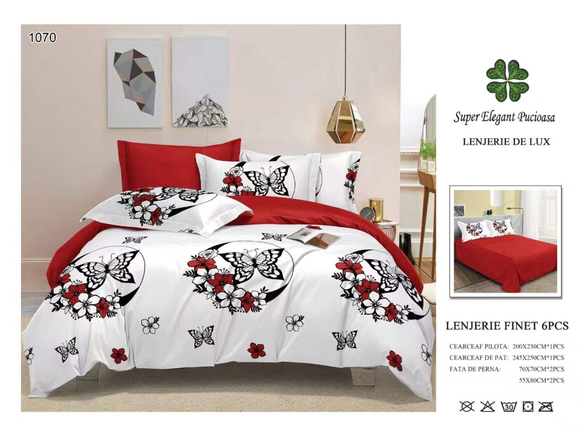 Lenjerie de Pat Super Elegant Pucioasa 5