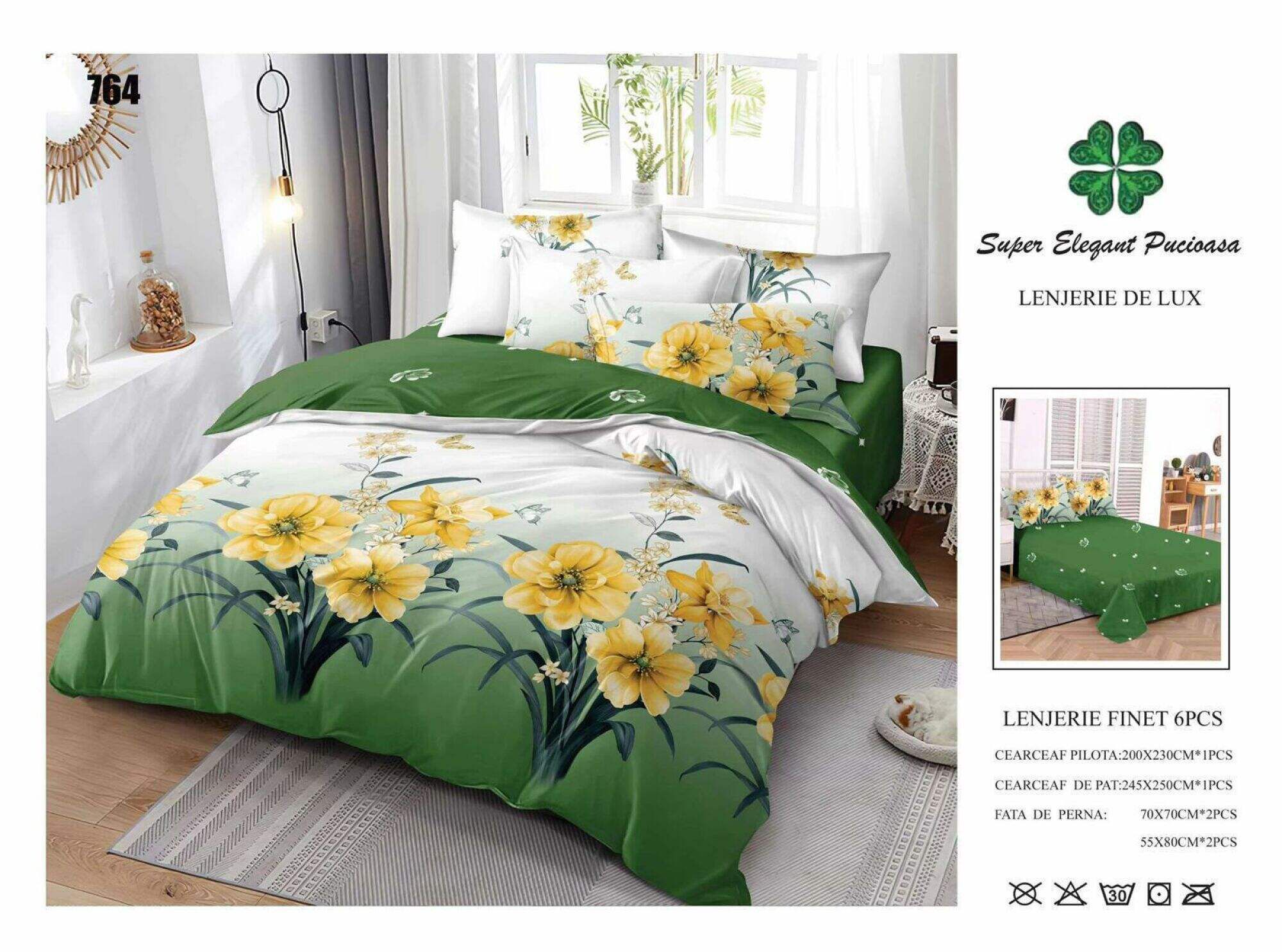 Lenjerie de Pat Super Elegant Pucioasa 58