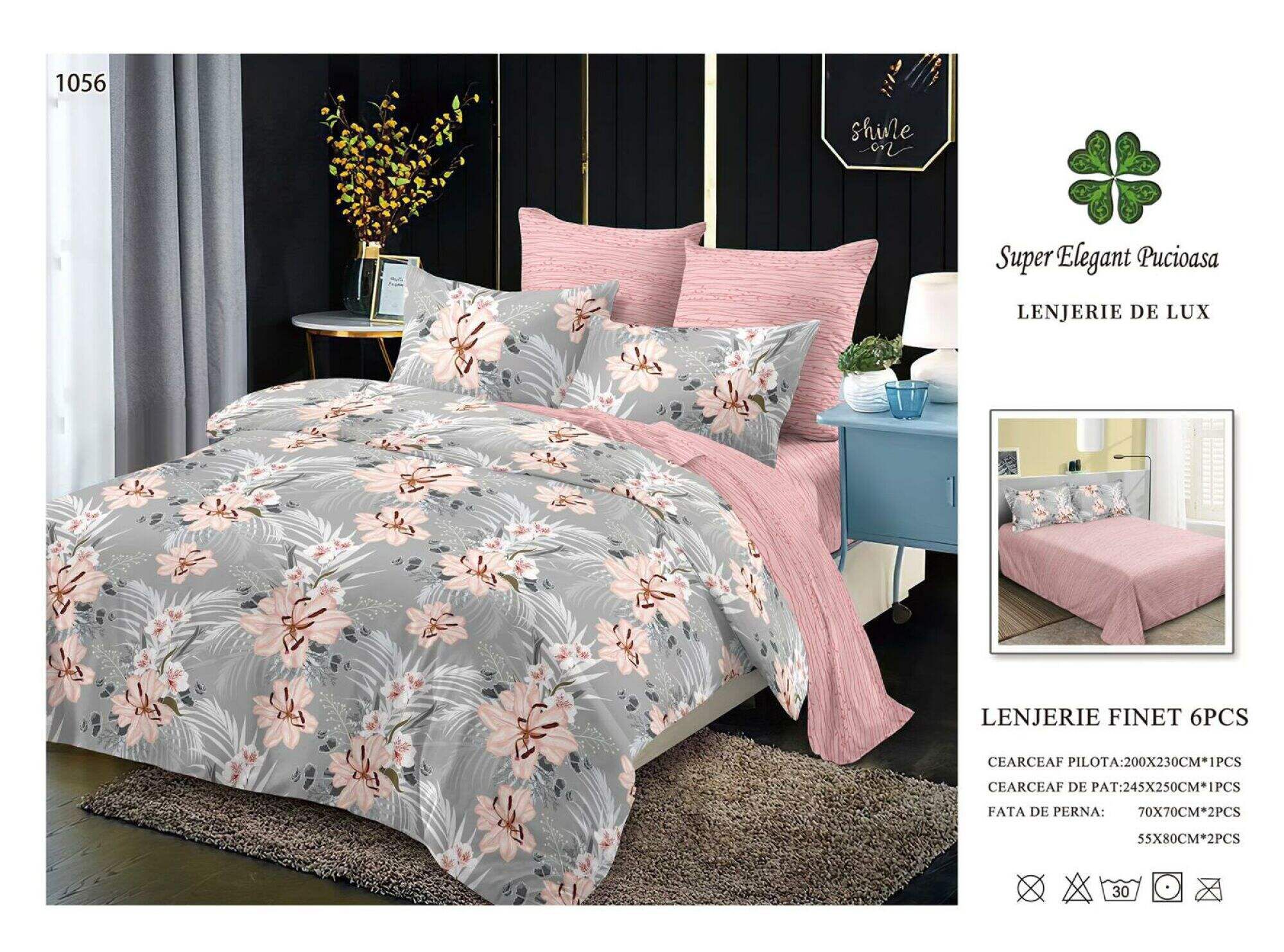 Lenjerie de Pat Super Elegant Pucioasa 66