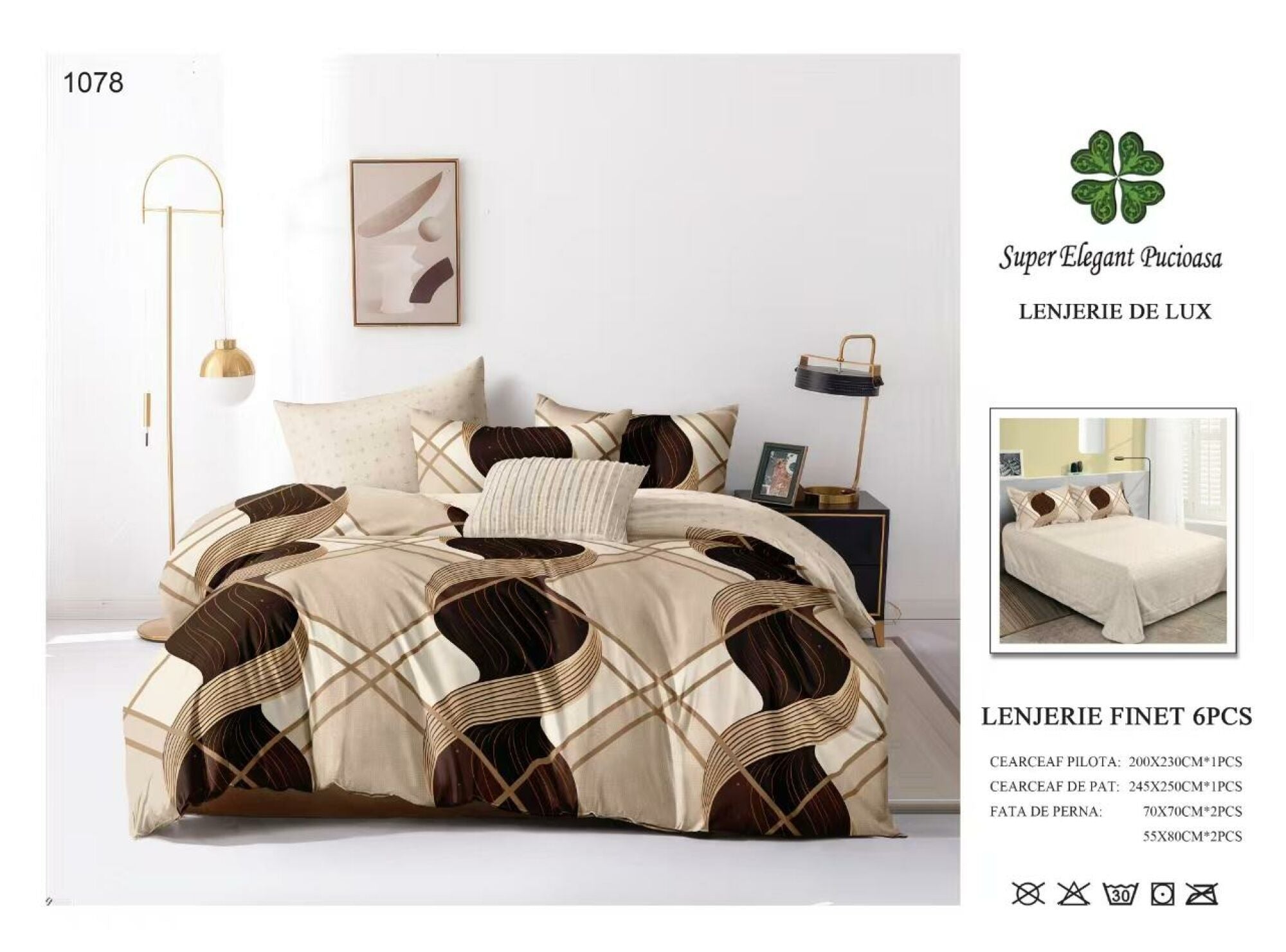 Lenjerie de Pat Super Elegant Pucioasa 81