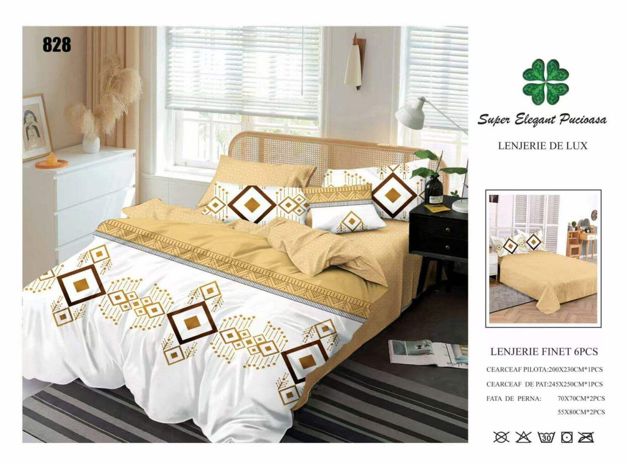 Lenjerie de Pat Super Elegant Pucioasa 88